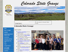 Tablet Screenshot of coloradogrange.org